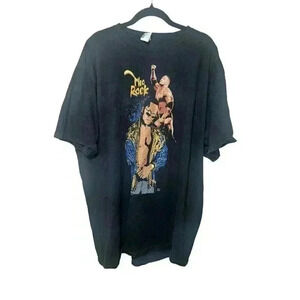 WWE The Rock the People’s Champ 2017 Black Short Sleeve T-Shirt Men’s Size 2X